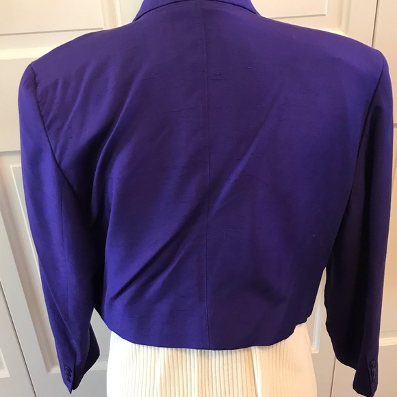 Vintage Ellen Tracy  Silk Jacket (Only) - Picture 3 of 5